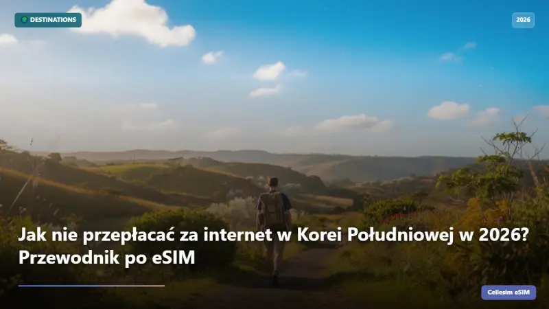 Jak nie przepłacać za internet w Korei Południowej w 2026? Przewodnik po eSIM