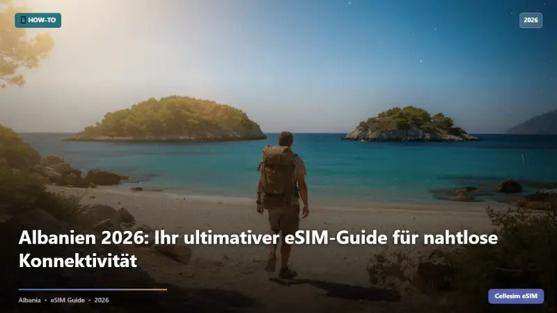 Albanien 2026: Ihr ultimativer eSIM-Guide für nahtlose Konnektivität