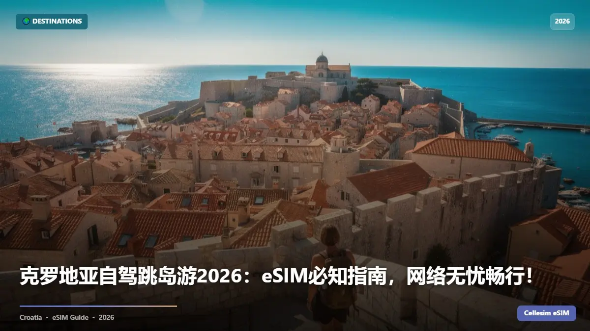 克罗地亚自驾跳岛游2026：eSIM必知指南，网络无忧畅行！