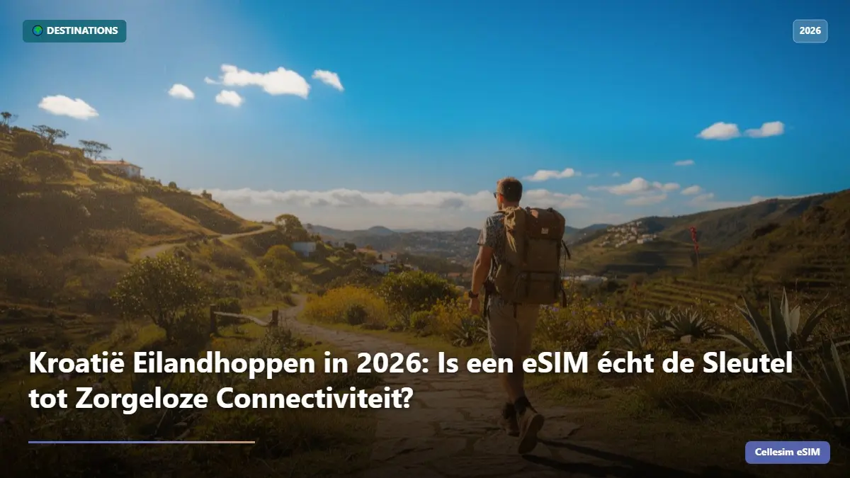 Kroatië Eilandhoppen in 2026: Is een eSIM écht de Sleutel tot Zorgeloze Connectiviteit?