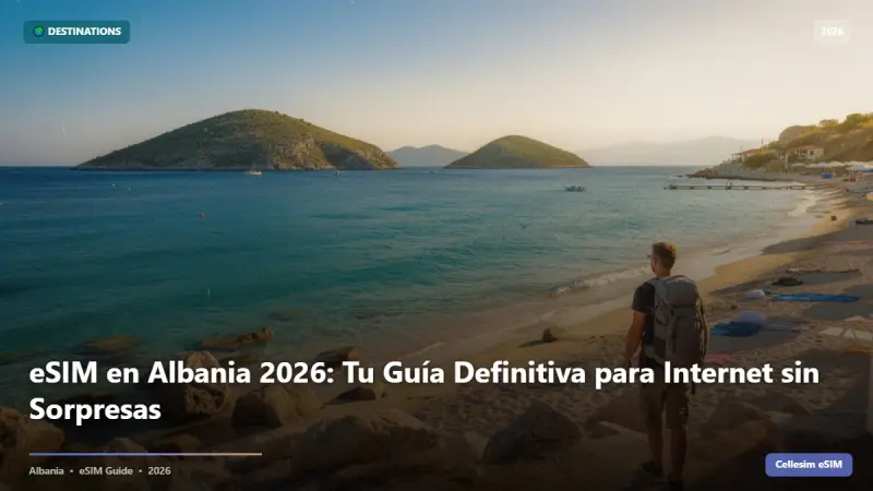 eSIM en Albania 2026: Tu Guía Definitiva para Internet sin Sorpresas