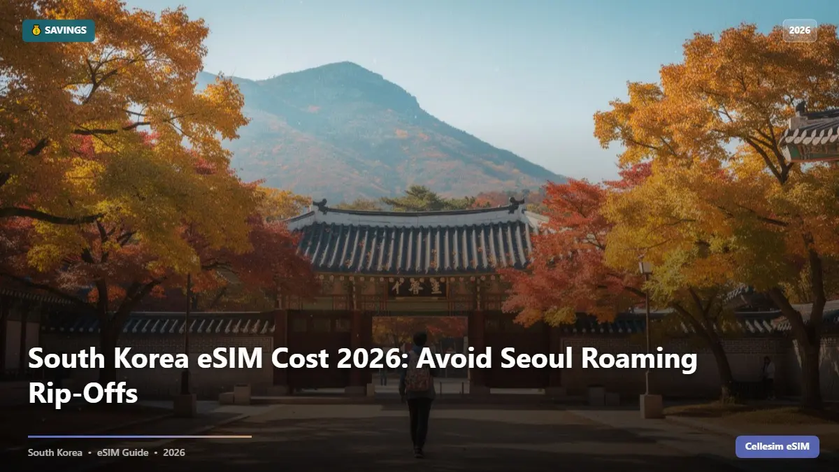 South Korea eSIM Cost 2026: Avoid Seoul Roaming Rip-Offs