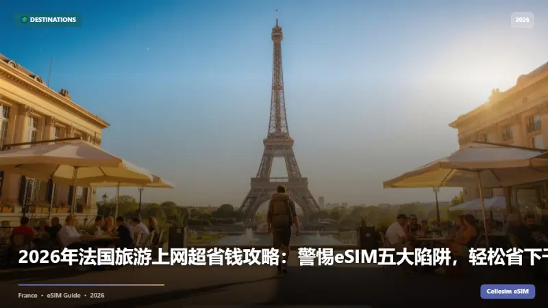 2026年法国旅游上网超省钱攻略：警惕eSIM五大陷阱，轻松省下千元漫游费！