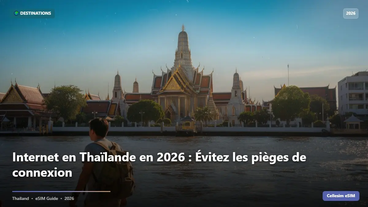 Internet en Thaïlande en 2026 : Évitez les pièges de connexion