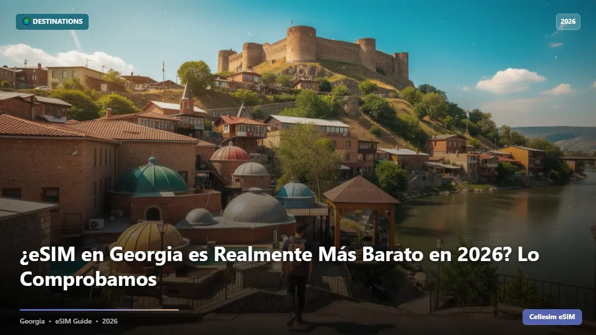 ¿eSIM en Georgia es Realmente Más Barato en 2026? Lo Comprobamos