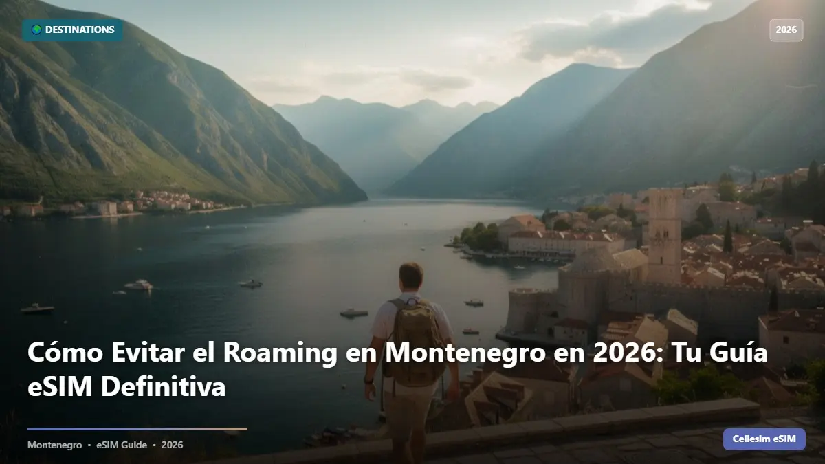 Cómo Evitar el Roaming en Montenegro en 2026: Tu Guía eSIM Definitiva