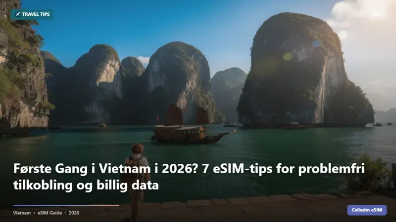 Første Gang i Vietnam i 2026? 7 eSIM-tips for problemfri tilkobling og billig data