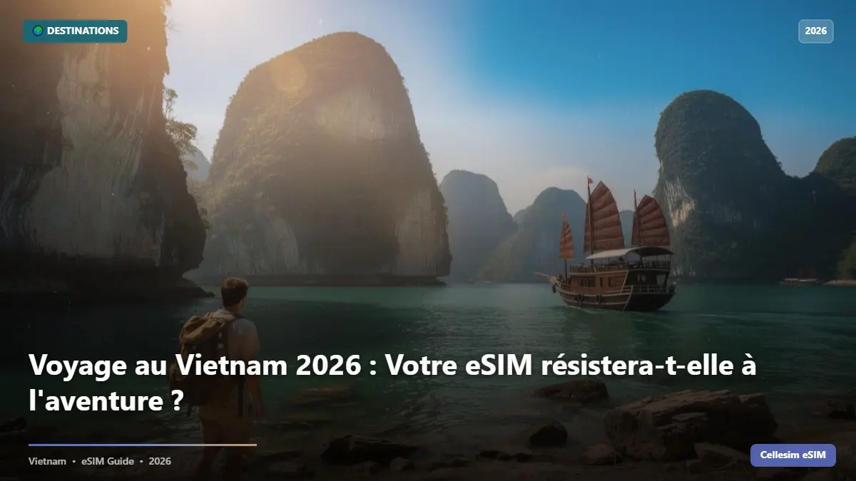 Voyage au Vietnam 2026 : Votre eSIM résistera-t-elle à l'aventure ?