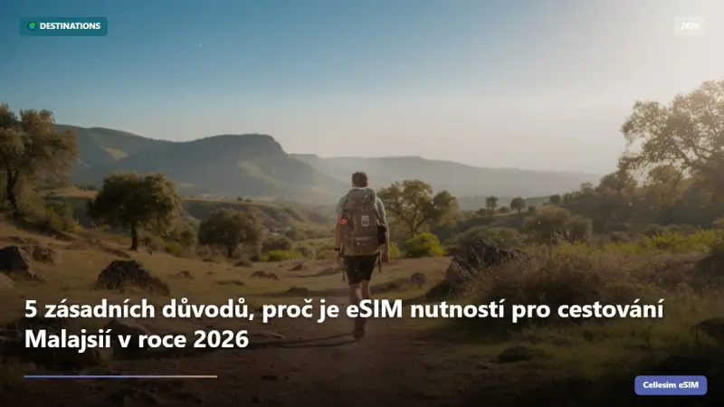 5 zásadních důvodů, proč je eSIM nutností pro cestování Malajsií v roce 2026