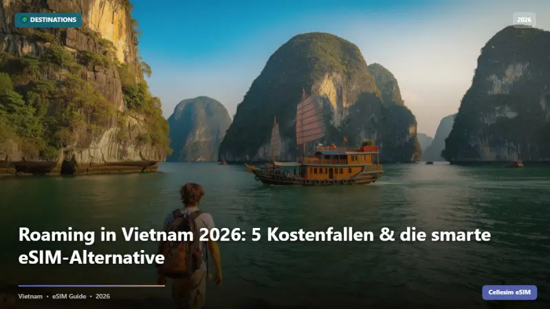 Roaming in Vietnam 2026: 5 Kostenfallen & die smarte eSIM-Alternative