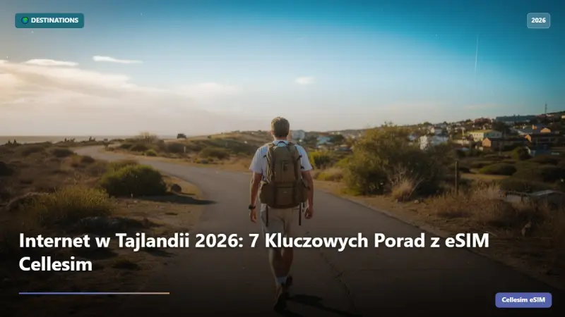 Internet w Tajlandii 2026: 7 Kluczowych Porad z eSIM Cellesim