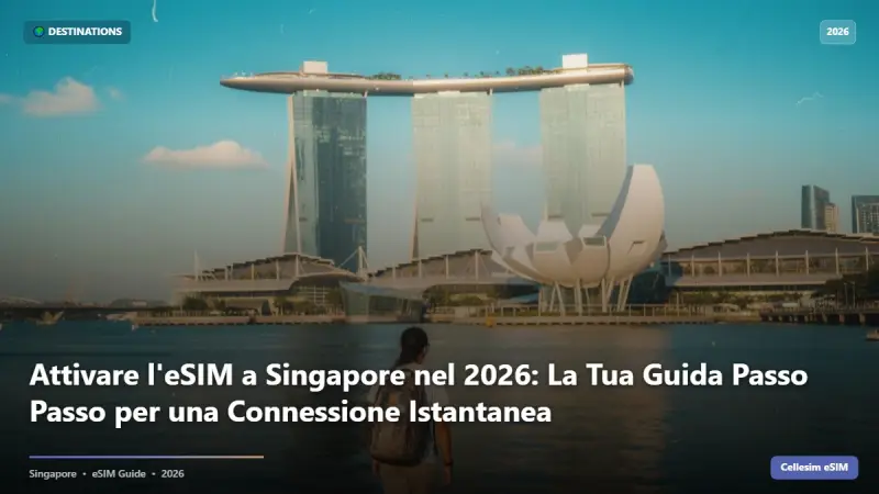 Attivare l'eSIM a Singapore nel 2026: La Tua Guida Passo Passo per una Connessione Istantanea