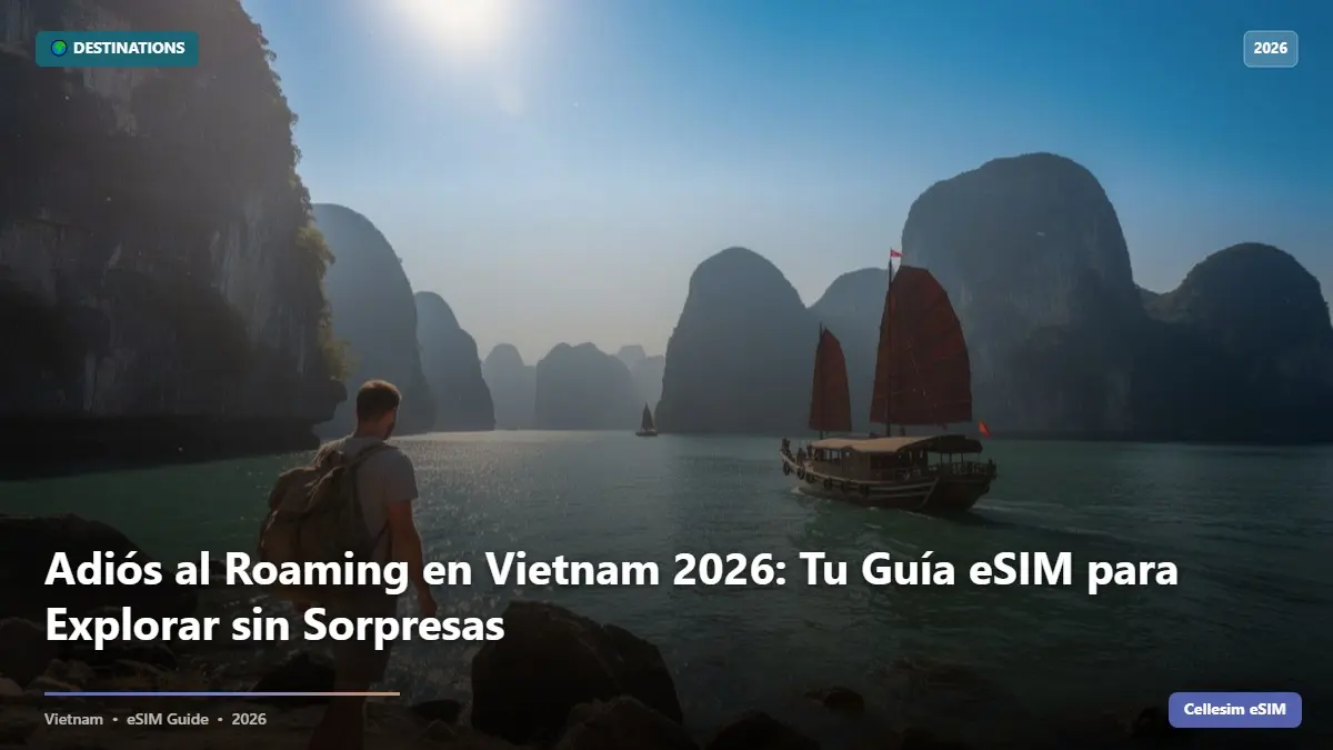 Adiós al Roaming en Vietnam 2026: Tu Guía eSIM para Explorar sin Sorpresas