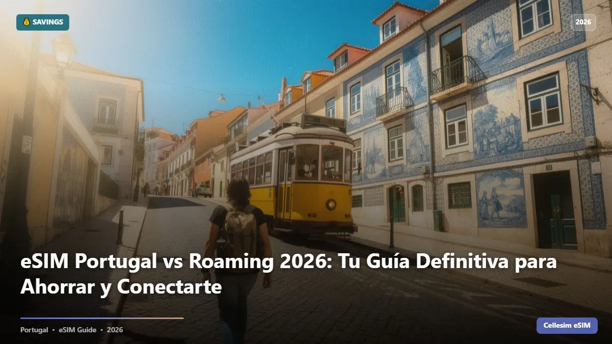 eSIM Portugal vs Roaming 2026: Tu Guía Definitiva para Ahorrar y Conectarte