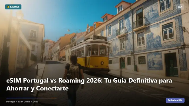 eSIM Portugal vs Roaming 2026: Tu Guía Definitiva para Ahorrar y Conectarte