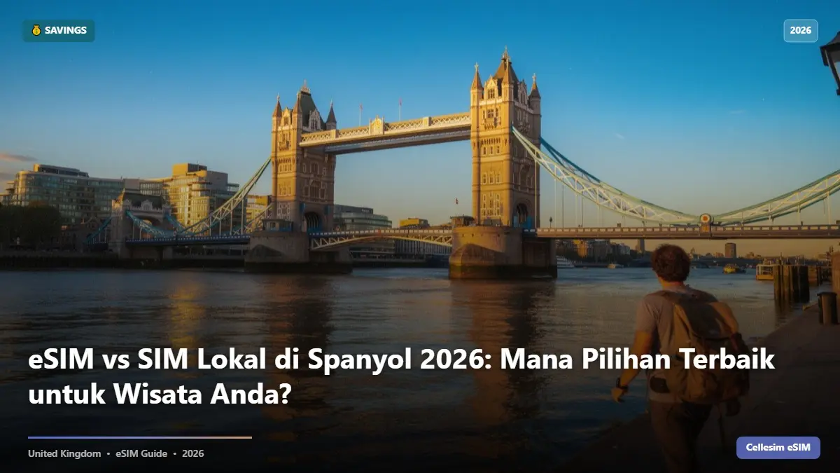 eSIM vs SIM Lokal di Spanyol 2026: Mana Pilihan Terbaik untuk Wisata Anda?
