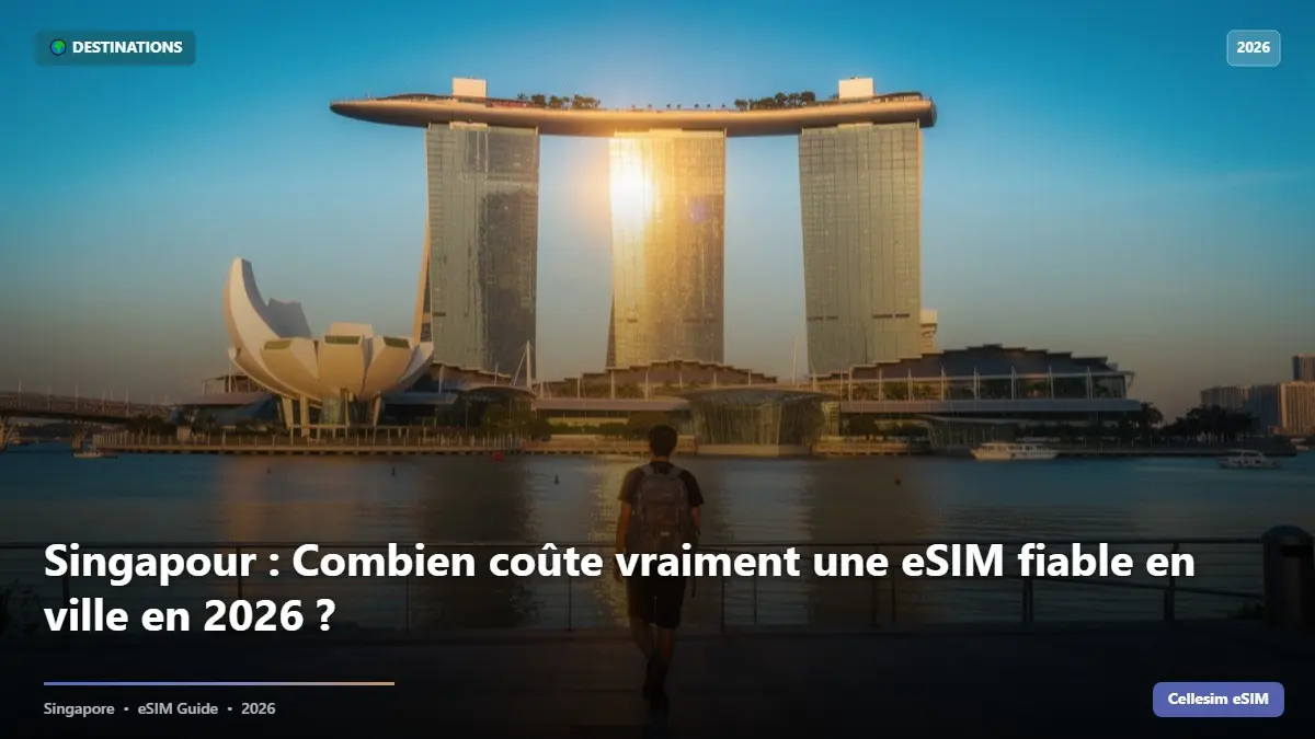 Singapour : Combien coûte vraiment une eSIM fiable en ville en 2026 ?