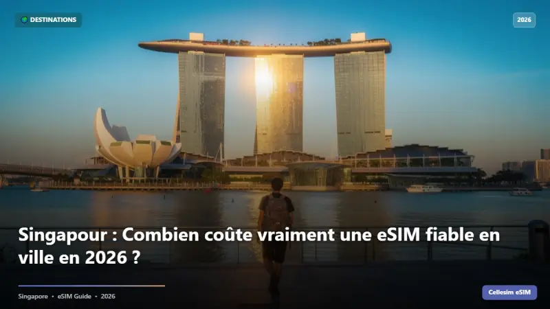 Singapour : Combien coûte vraiment une eSIM fiable en ville en 2026 ?