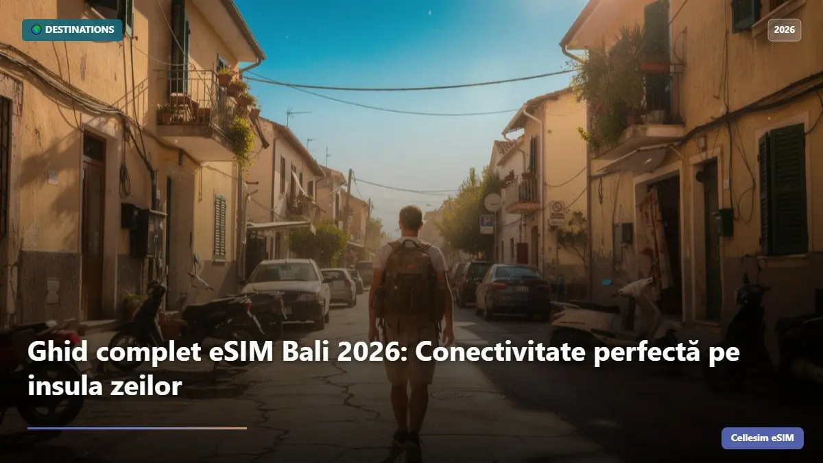 Ghid complet eSIM Bali 2026: Conectivitate perfectă pe insula zeilor