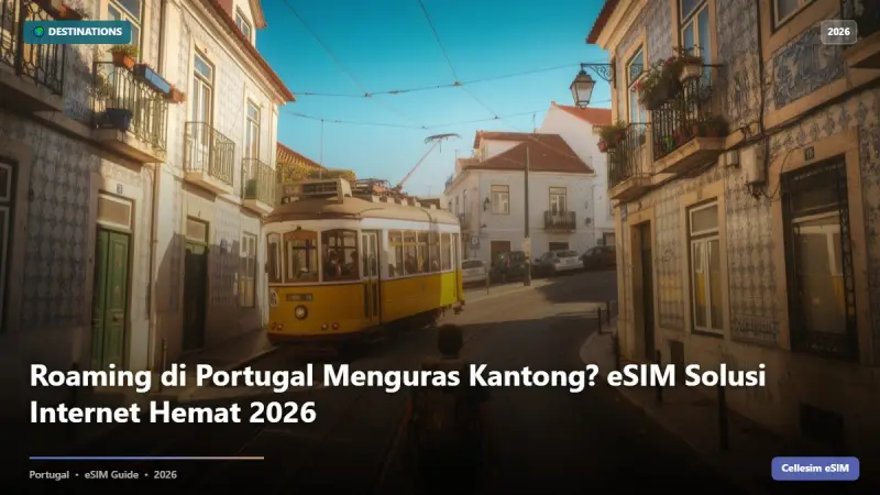 Roaming di Portugal Menguras Kantong? eSIM Solusi Internet Hemat 2026