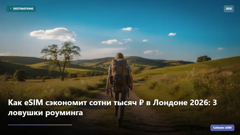 Как eSIM сэкономит сотни тысяч ₽ в Лондоне 2026: 3 ловушки роуминга