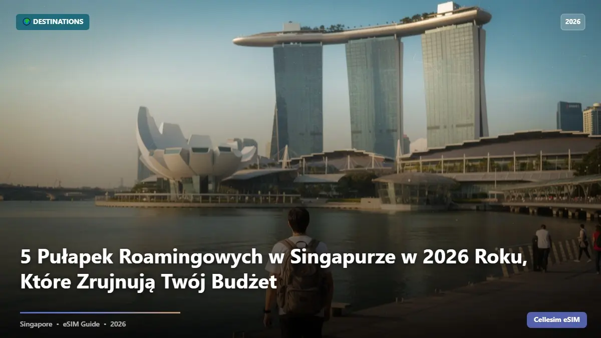 5 Pułapek Roamingowych w Singapurze w 2026 Roku, Które Zrujnują Twój Budżet