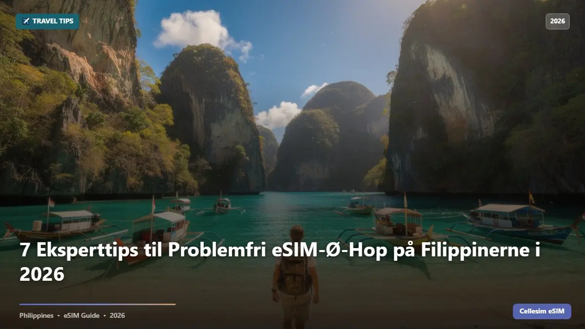 7 Eksperttips til Problemfri eSIM-Ø-Hop på Filippinerne i 2026