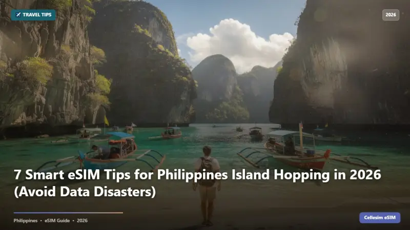 7 Smart eSIM Tips for Philippines Island Hopping in 2026 (Avoid Data Disasters)