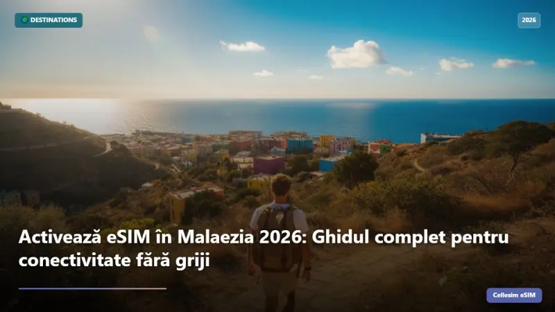 Activează eSIM în Malaezia 2026: Ghidul complet pentru conectivitate fără griji