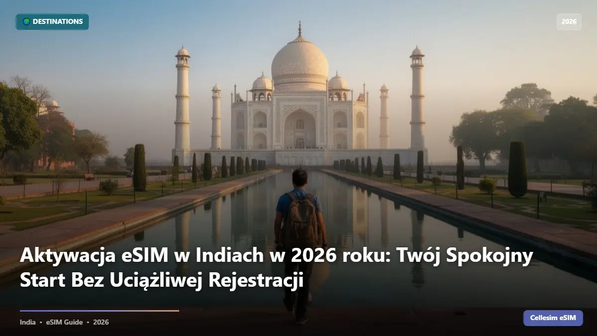Aktywacja eSIM w Indiach w 2026 roku: Twój Spokojny Start Bez Uciążliwej Rejestracji