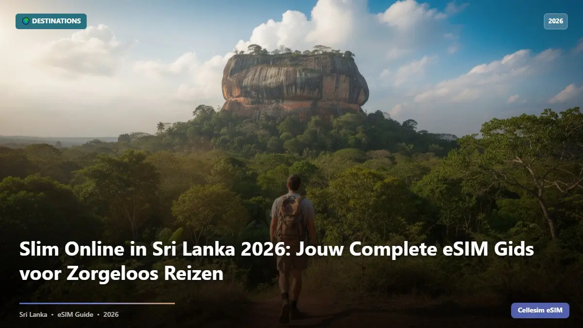 Slim Online in Sri Lanka 2026: Jouw Complete eSIM Gids voor Zorgeloos Reizen