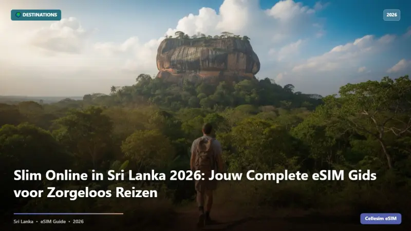 Slim Online in Sri Lanka 2026: Jouw Complete eSIM Gids voor Zorgeloos Reizen