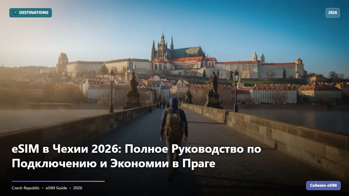 eSIM в Чехии 2026: Полное Руководство по Подключению и Экономии в Праге