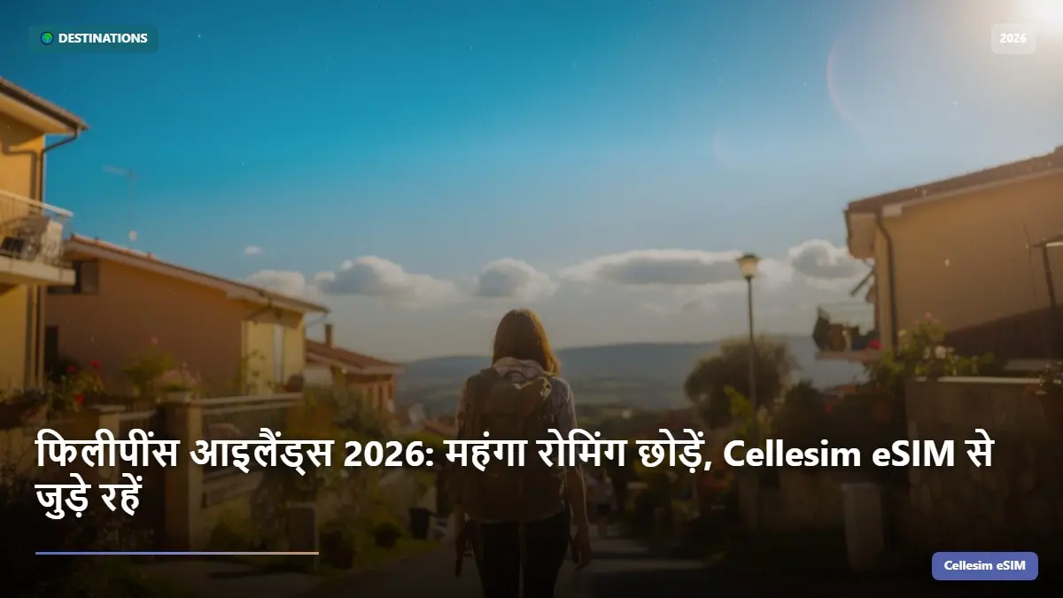 फिलीपींस आइलैंड्स 2026: महंगा रोमिंग छोड़ें, Cellesim eSIM से जुड़े रहें