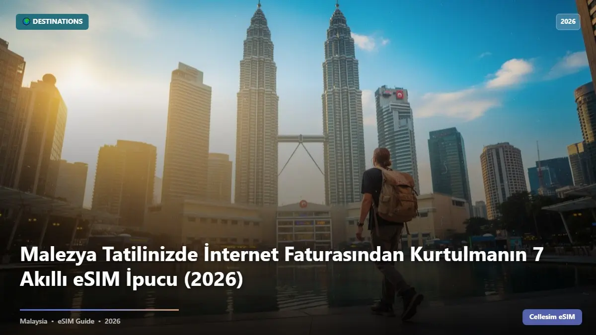 Malezya Tatilinizde İnternet Faturasından Kurtulmanın 7 Akıllı eSIM İpucu (2026)
