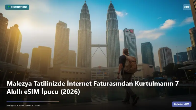 Malezya Tatilinizde İnternet Faturasından Kurtulmanın 7 Akıllı eSIM İpucu (2026)