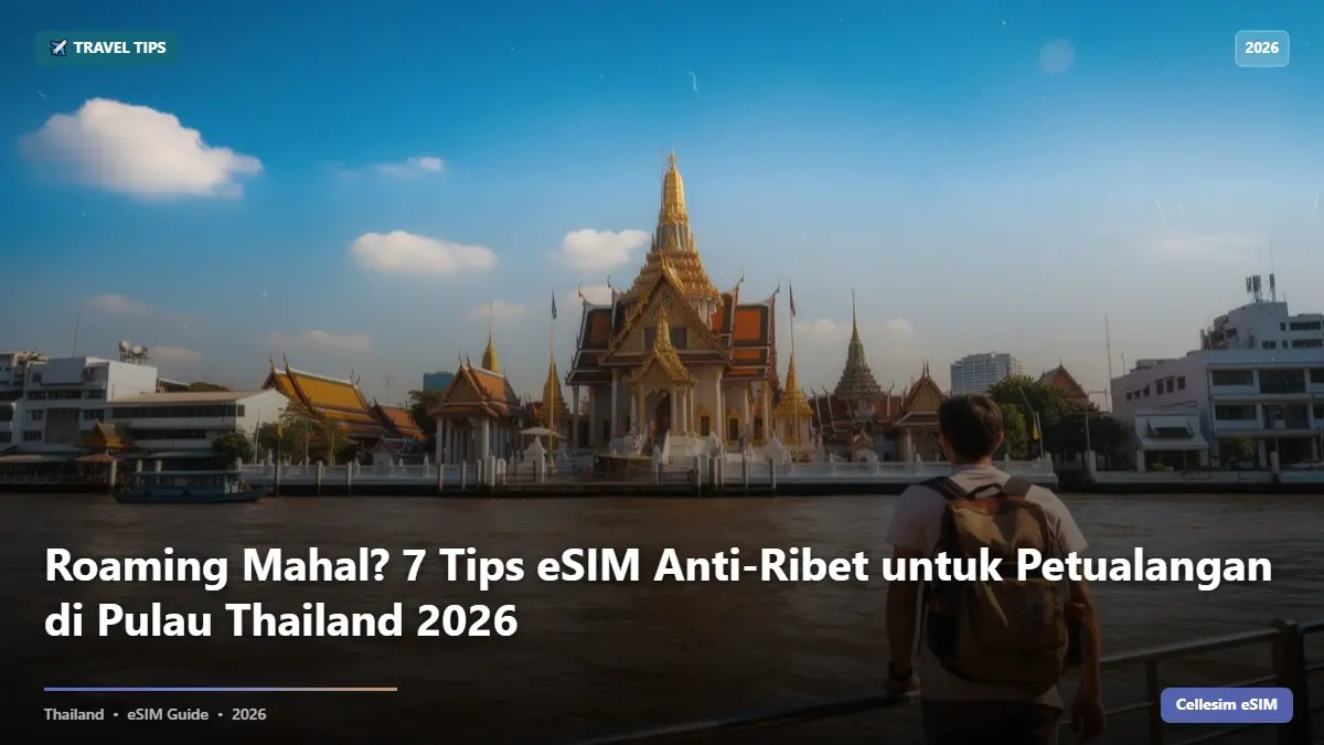 Roaming Mahal? 7 Tips eSIM Anti-Ribet untuk Petualangan di Pulau Thailand 2026