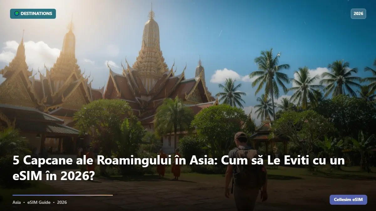 5 Capcane ale Roamingului în Asia: Cum să Le Eviti cu un eSIM în 2026?