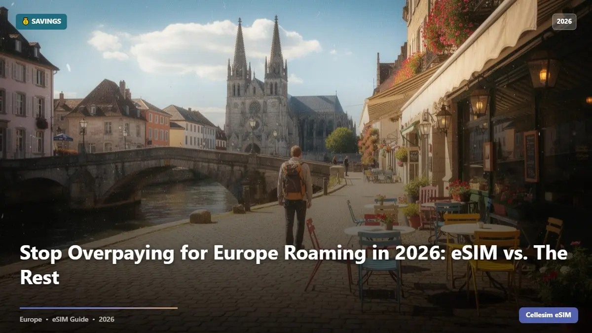 Stop Overpaying for Europe Roaming in 2026: eSIM vs. The Rest