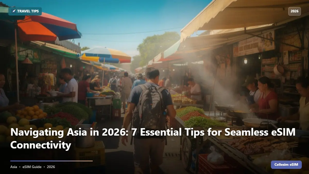 Navigating Asia in 2026: 7 Essential Tips for Seamless eSIM Connectivity