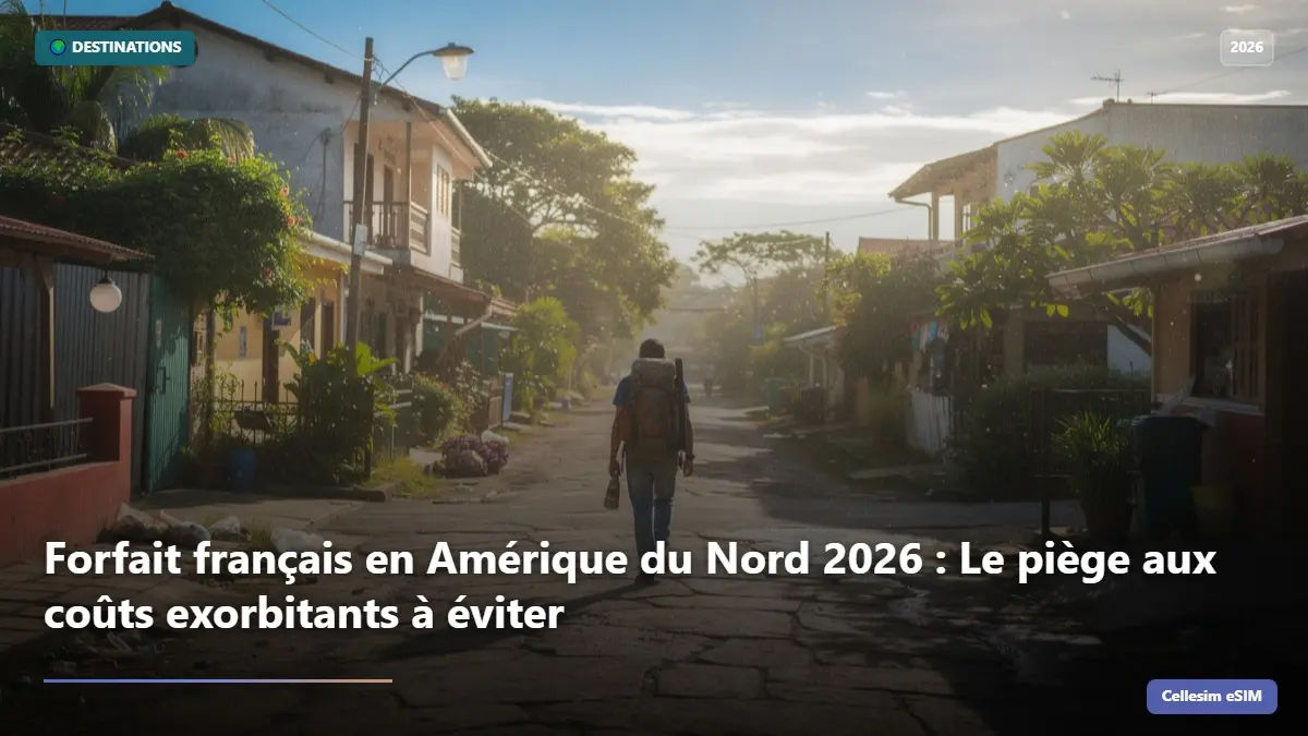 Forfait français en Amérique du Nord 2026 : Le piège aux coûts exorbitants à éviter