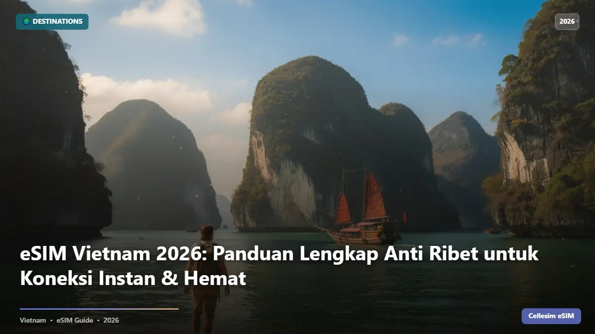 eSIM Vietnam 2026: Panduan Lengkap Anti Ribet untuk Koneksi Instan & Hemat