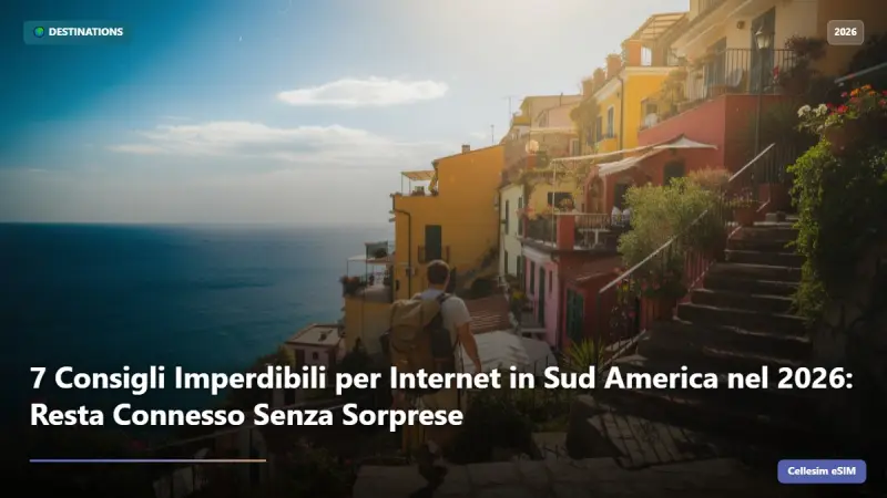 7 Consigli Imperdibili per Internet in Sud America nel 2026: Resta Connesso Senza Sorprese