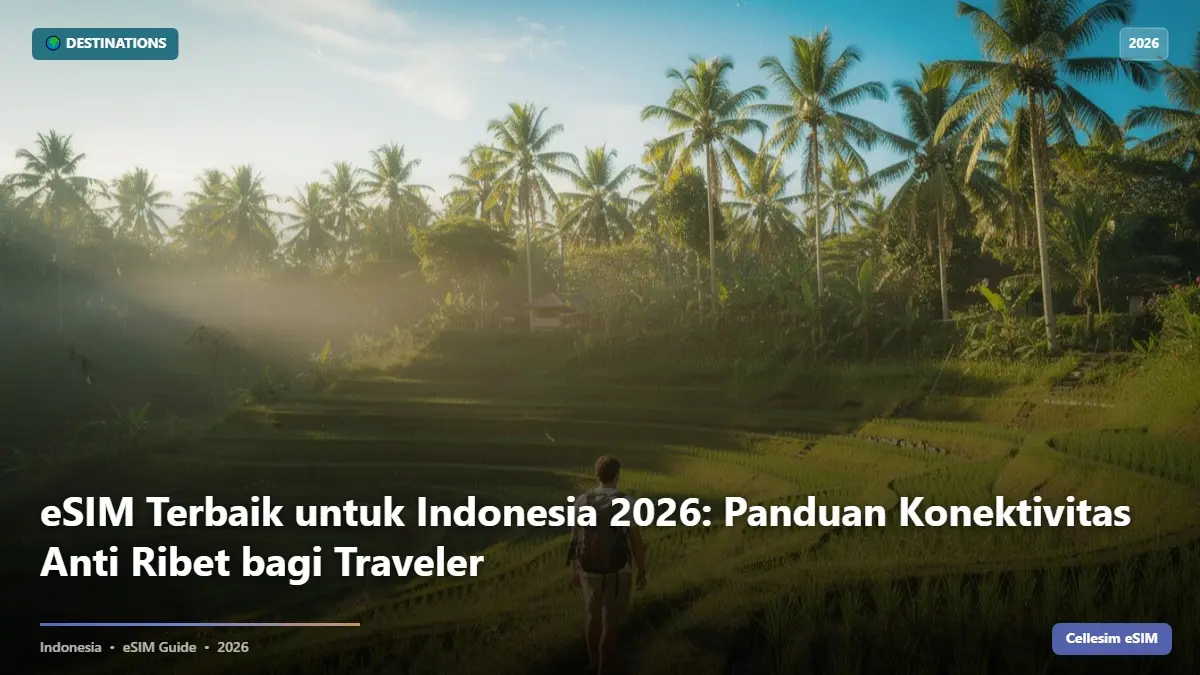 eSIM Terbaik untuk Indonesia 2026: Panduan Konektivitas Anti Ribet bagi Traveler