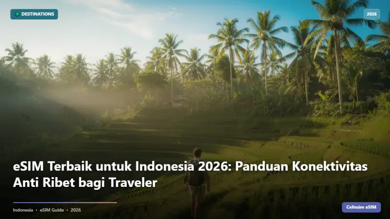 eSIM Terbaik untuk Indonesia 2026: Panduan Konektivitas Anti Ribet bagi Traveler