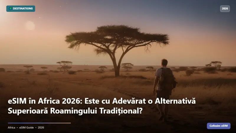 eSIM în Africa 2026: Este cu Adevărat o Alternativă Superioară Roamingului Tradițional?