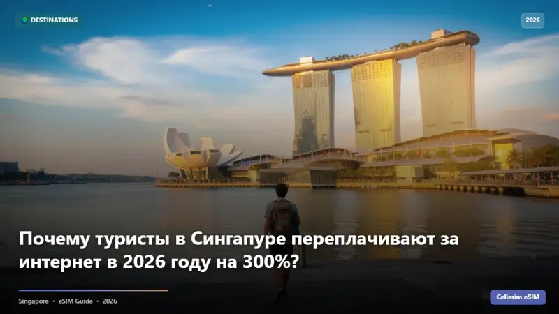 Почему туристы в Сингапуре переплачивают за интернет в 2026 году на 300%?