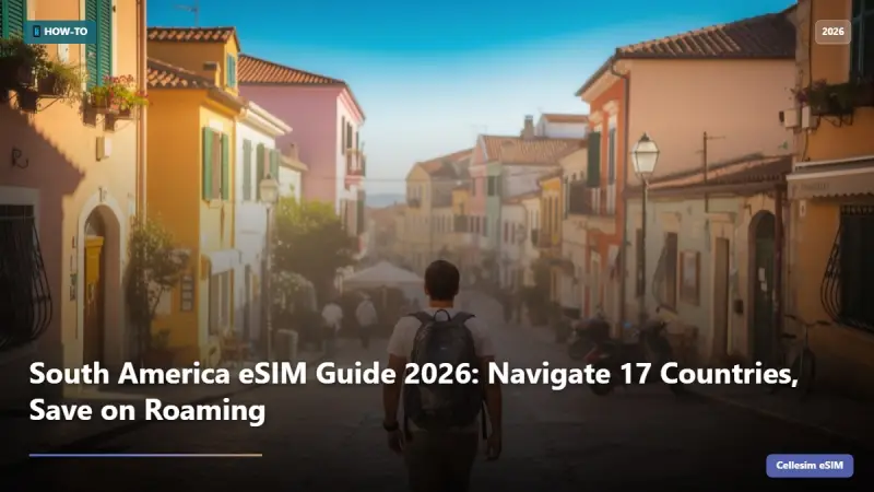 South America eSIM Guide 2026: Navigate 17 Countries, Save on Roaming