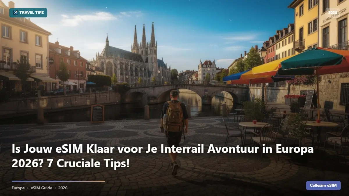 Is Jouw eSIM Klaar voor Je Interrail Avontuur in Europa 2026? 7 Cruciale Tips!