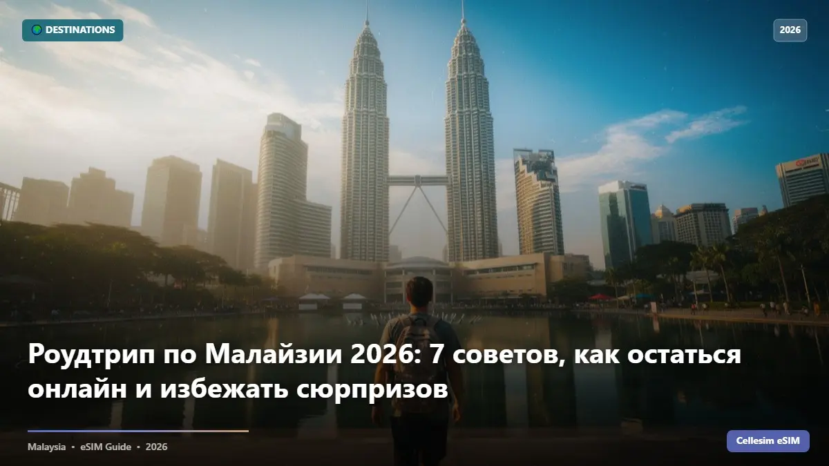 Роудтрип по Малайзии 2026: 7 советов, как остаться онлайн и избежать сюрпризов
